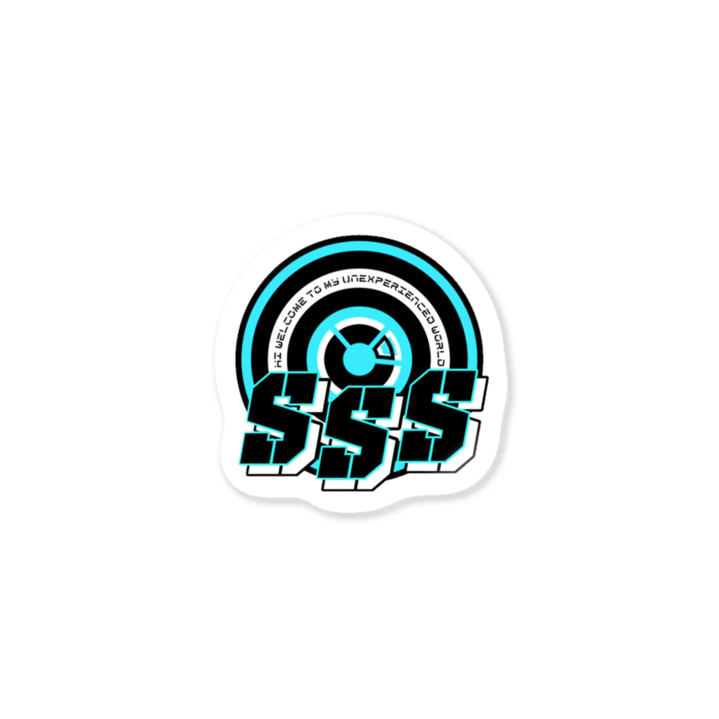 @｢SSS｣shopsのSole Sublime Station ロゴ ver.2.0 Sticker