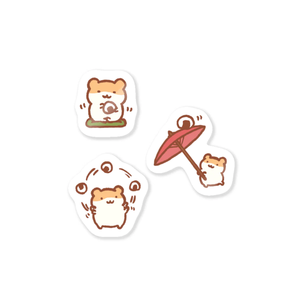 すやはむハウスの🐹はむすび🍙 Sticker