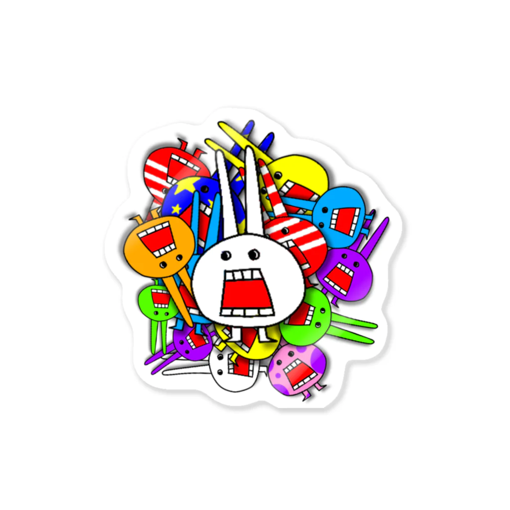 みやちん✩おしりしり🍑の例の奴らステッカー Sticker