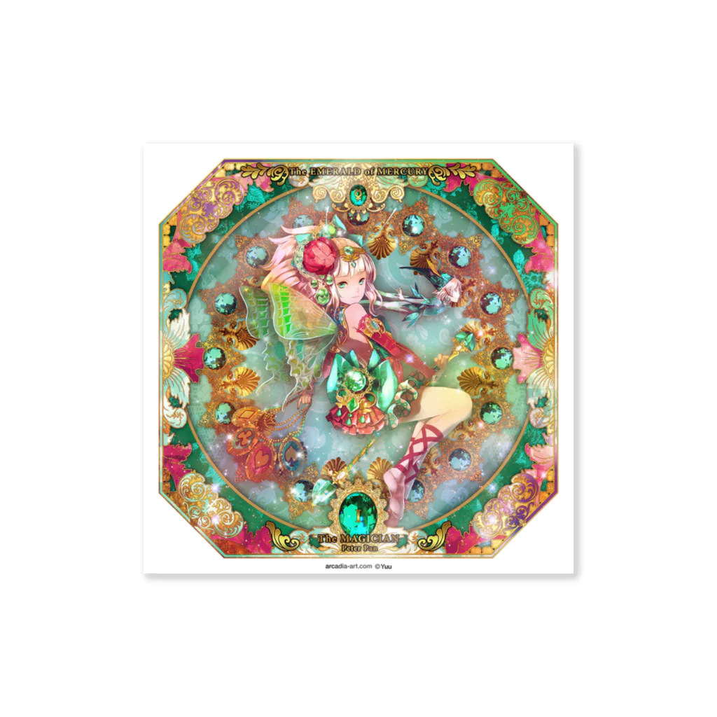 arcadia-art SUZURIのJewelrincess of Fairytale （１魔術師） Sticker