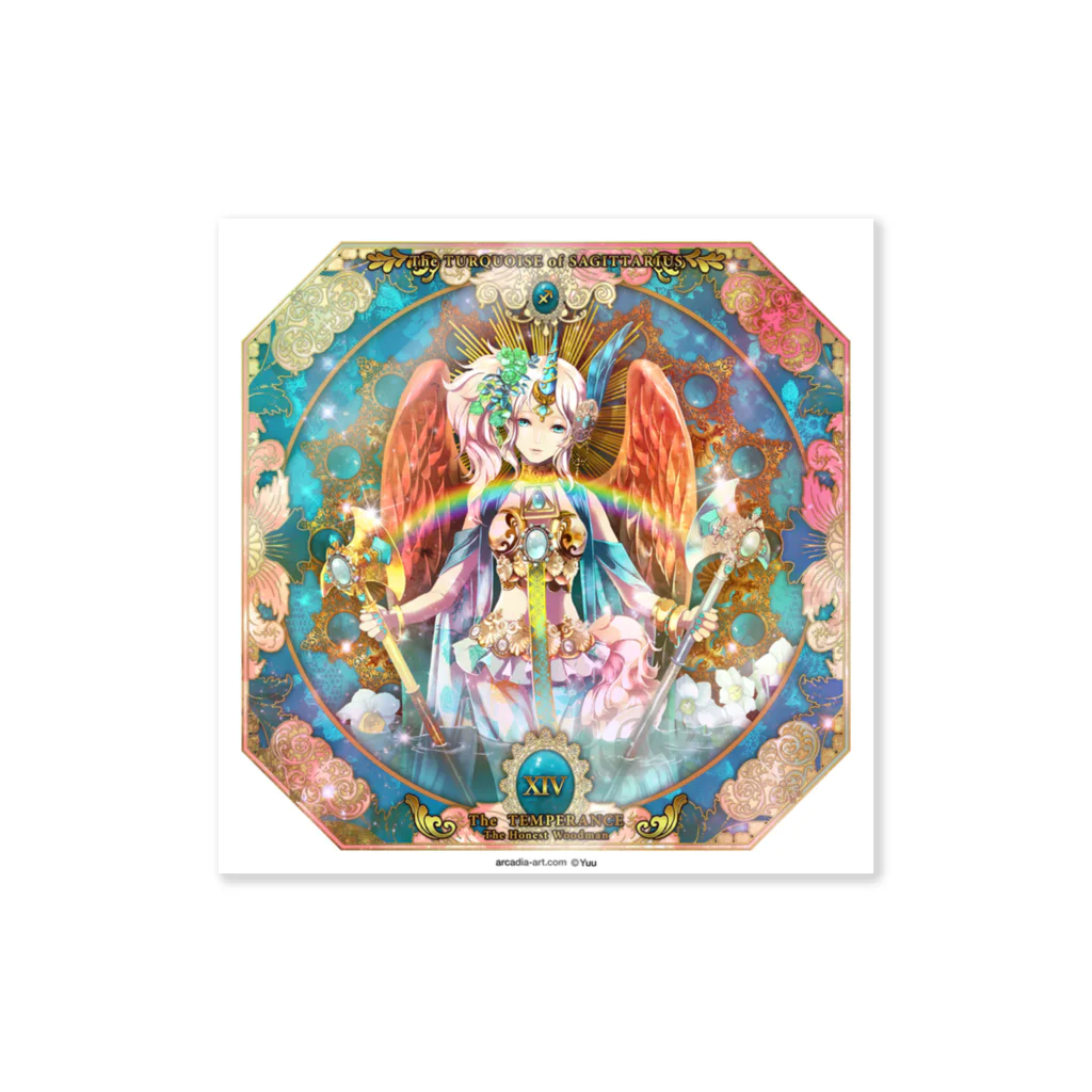 arcadia-art SUZURIのJewelrincess of Fairytale （１４節制） Sticker