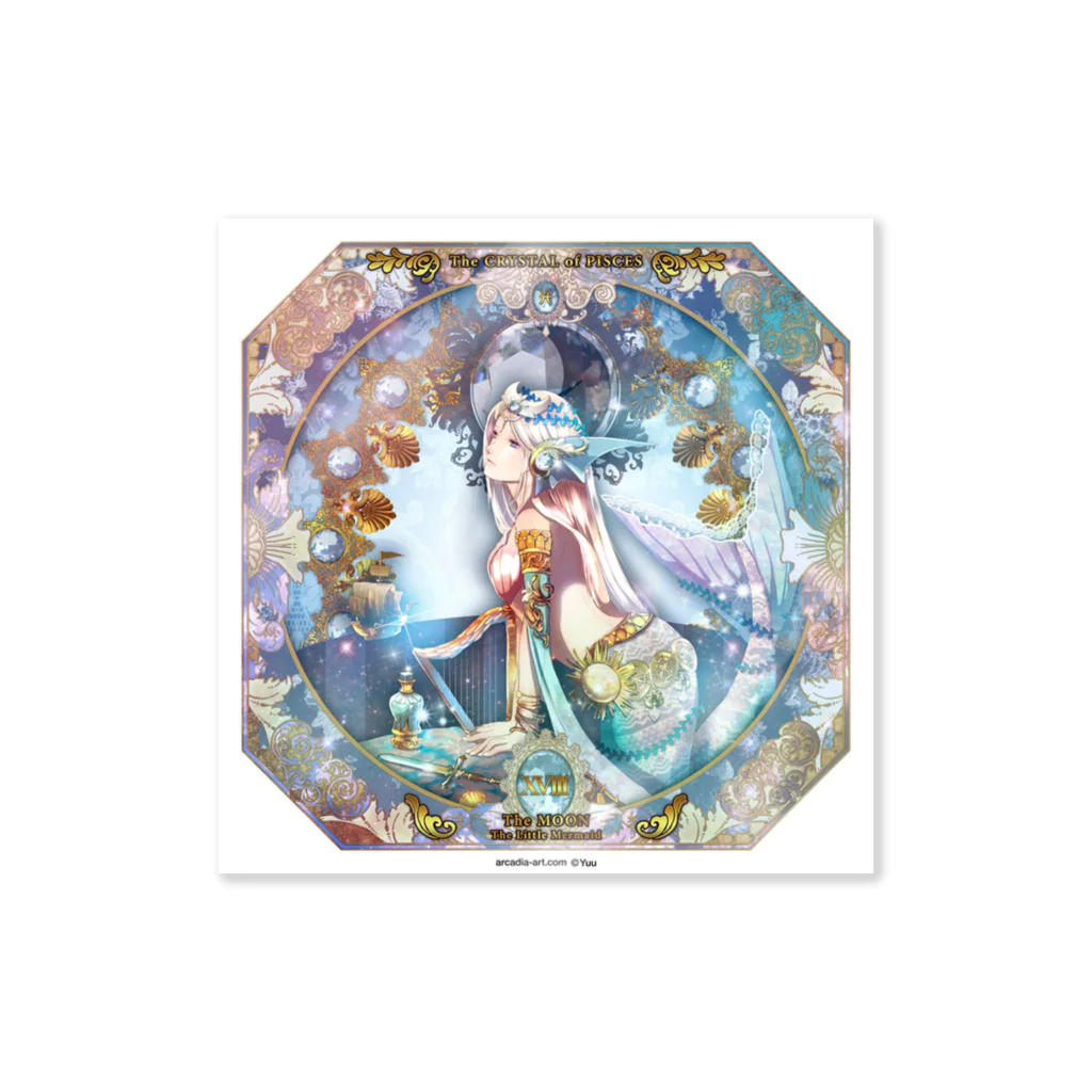 arcadia-art SUZURIのJewelrincess of Fairytale （１８月） ステッカー