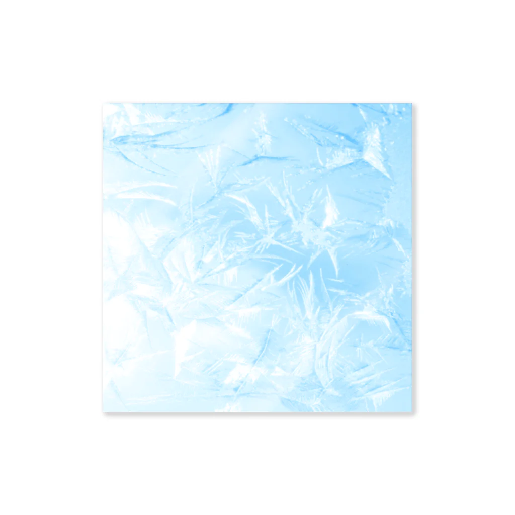 毒舌熊 本音クマ＠LINEスタンプのIce reflected light World blue Sticker