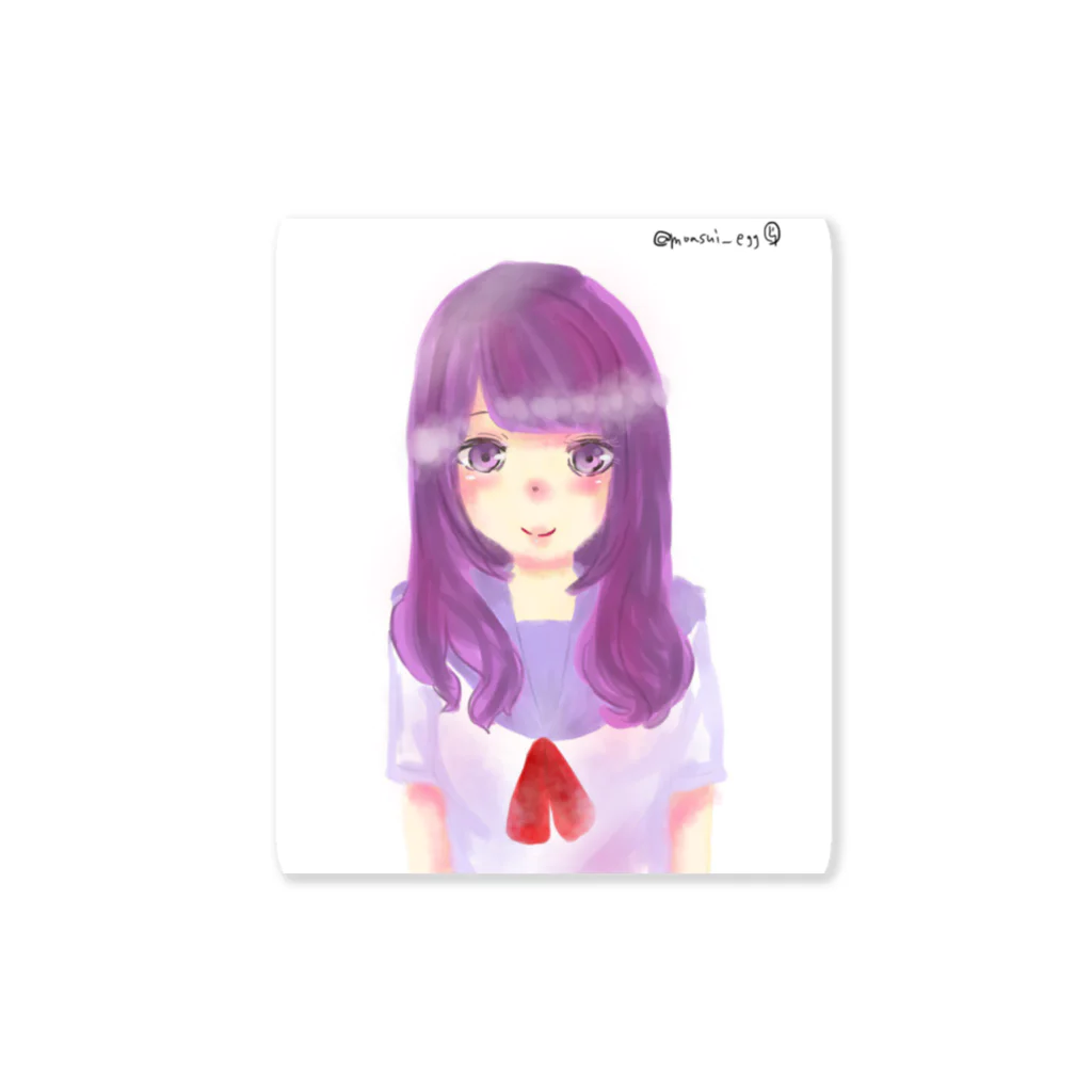 moasuiiiの優しい少女 Sticker