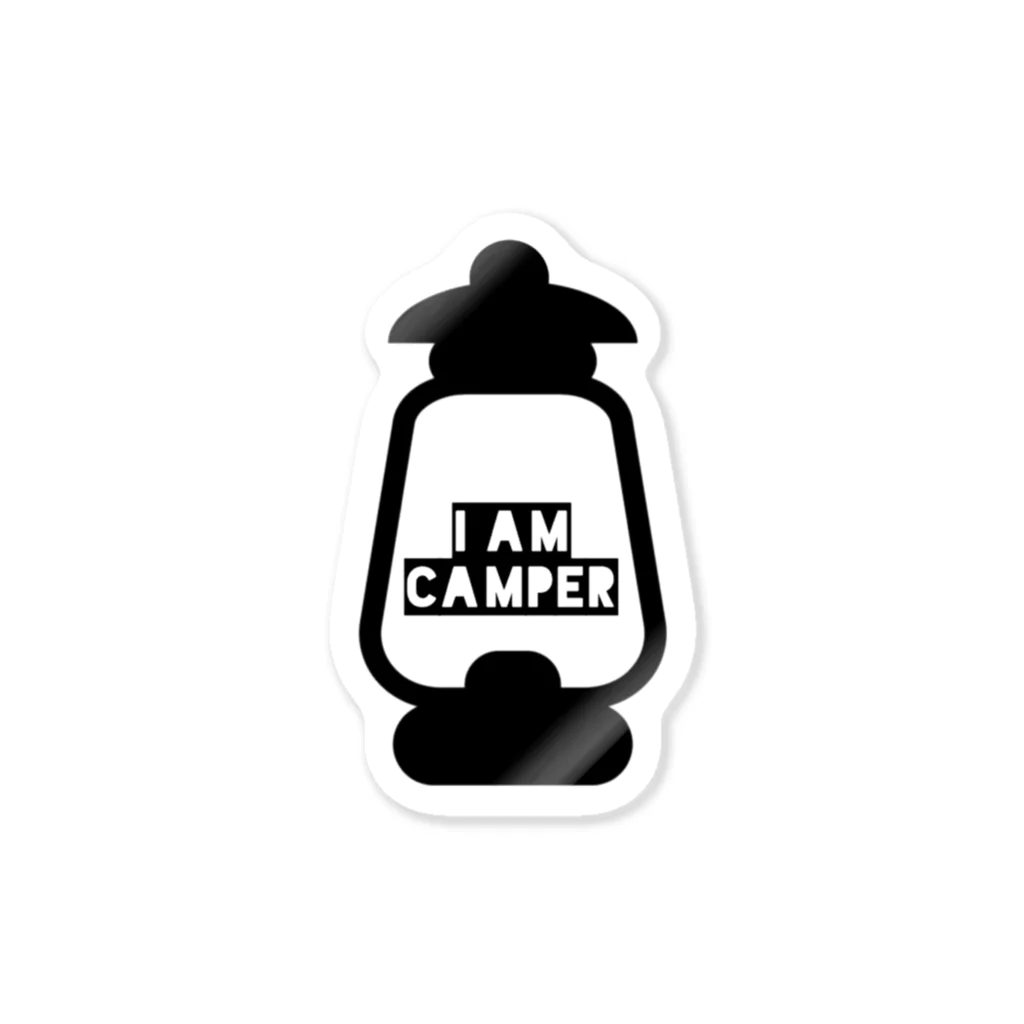 onezsideのI AM CAMPER Sticker