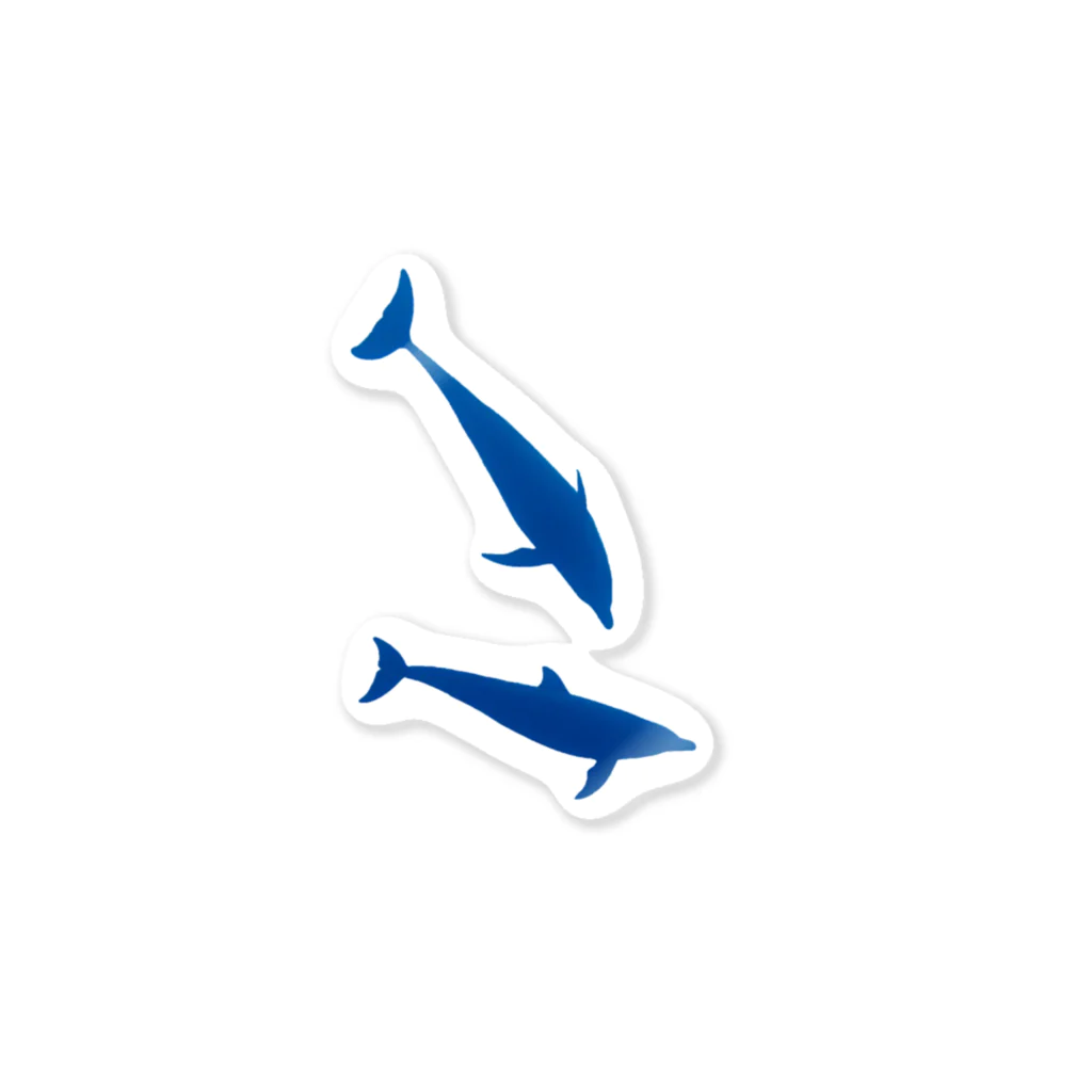 OCEANのDolphin LOGO無し ステッカー