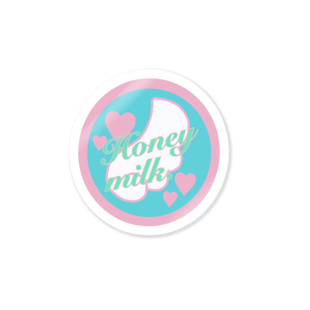 Honey  milk.のHoney milk. original logo♡ Sticker