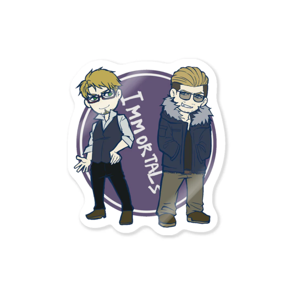 一路のソディア&デイヴィッド Sticker