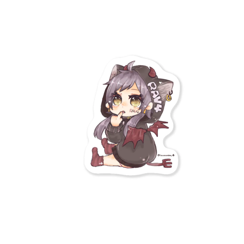 わんわんいぬみみショップのらぶちゃん Sticker