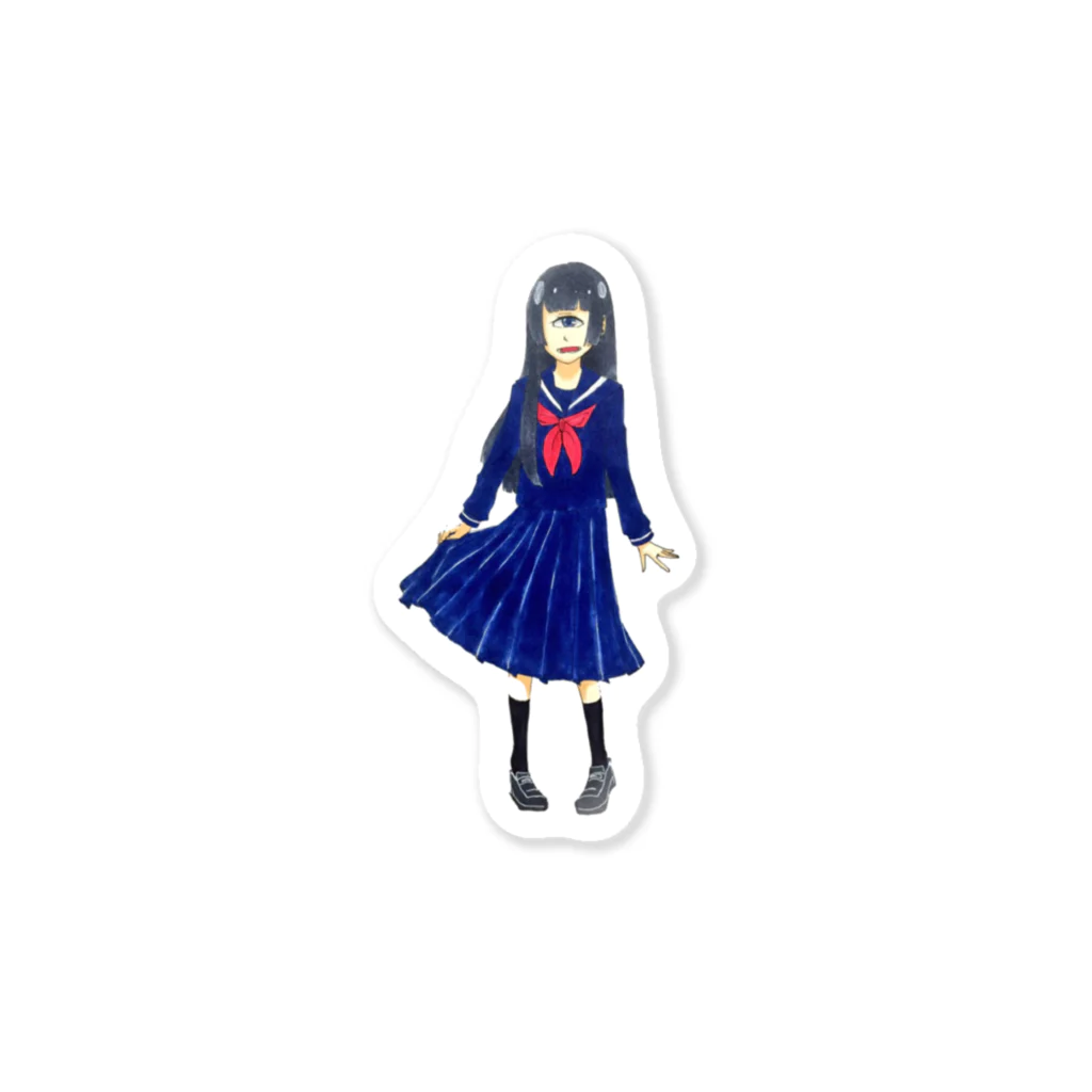 あやしょぷの単眼セーラーちゃん Sticker