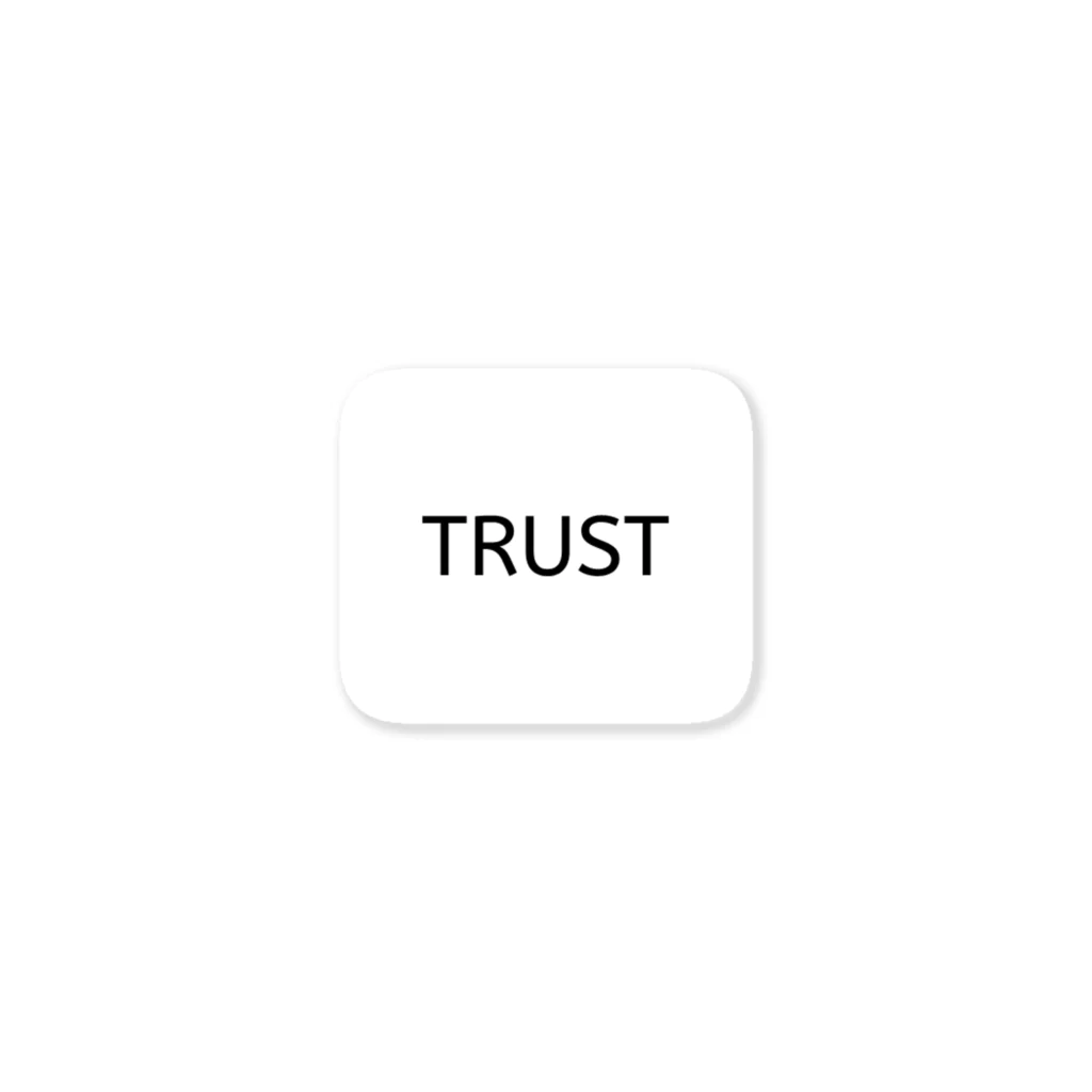 unknowinglyのTRUST　ステッカー ステッカー