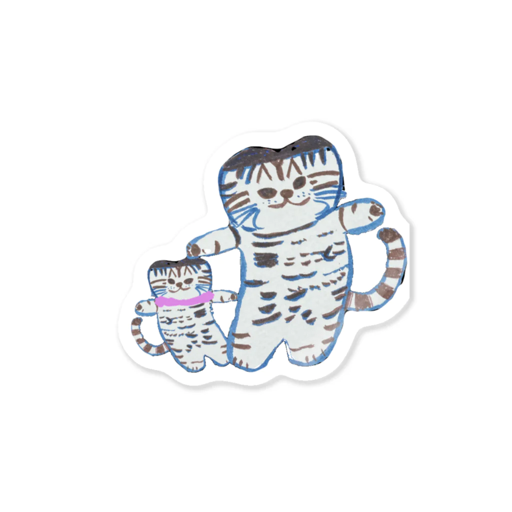 くまくま。ショップのテンちゃんとトトちゃん Sticker