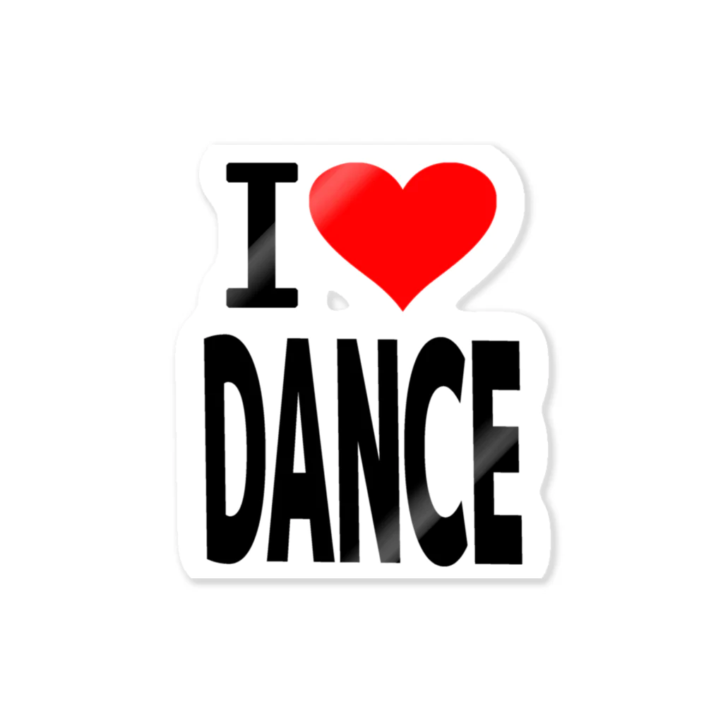 AAAstarsの愛　ハート　DANCE　(　I 　Love　DANCE　） Sticker