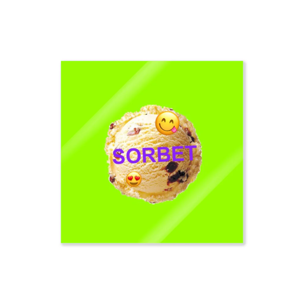 SORBETのちょっと大人なベリーバニラアイス ステッカー