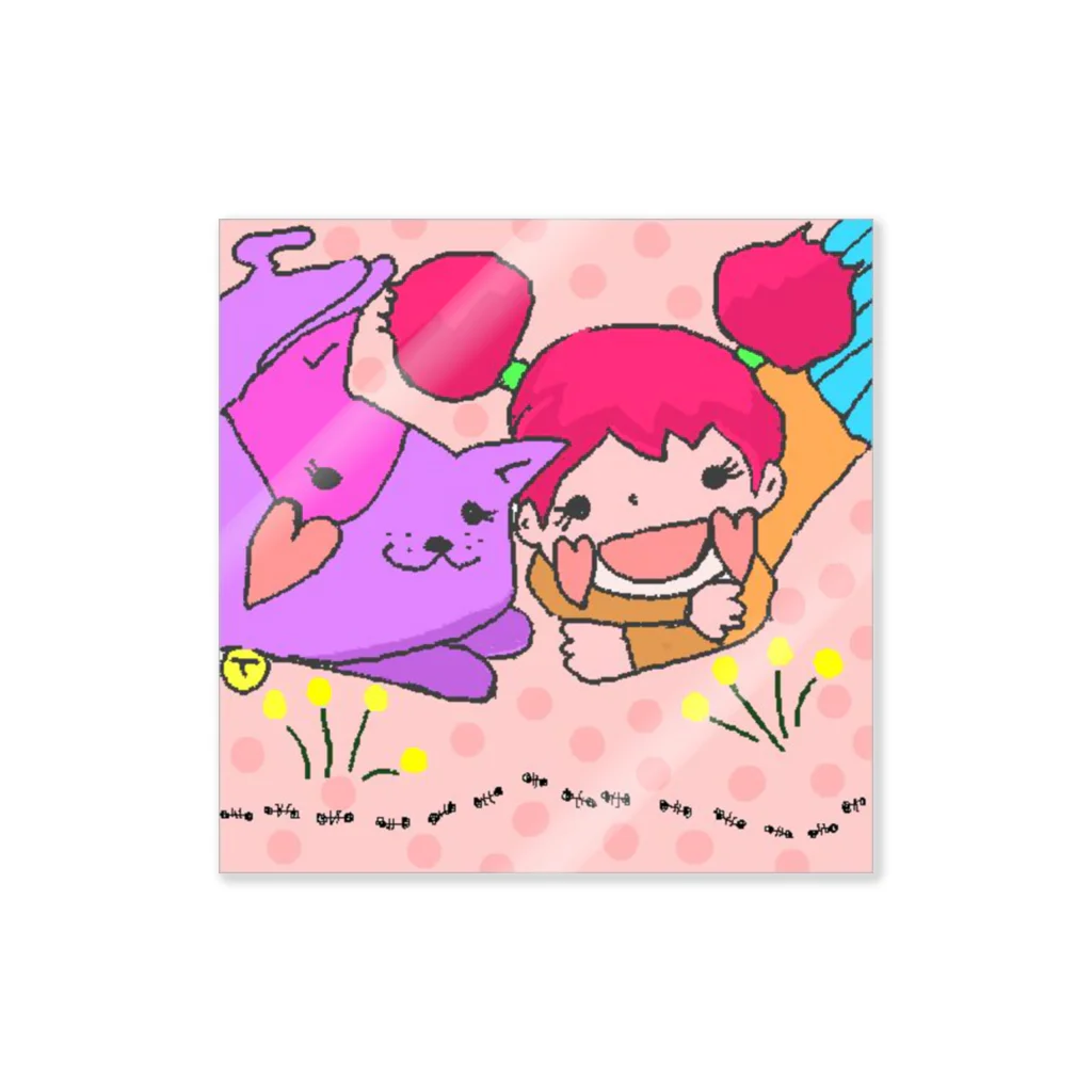 chuchu⌒∮+。のありんこ見学✨👀 ステッカー