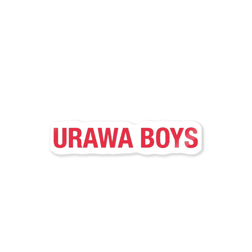 TRUE REDのURAWA BOYS ステッカー