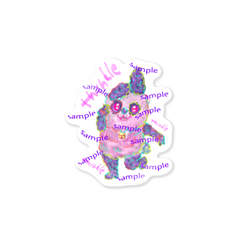 よちよちのうさパンダちゃん Sticker