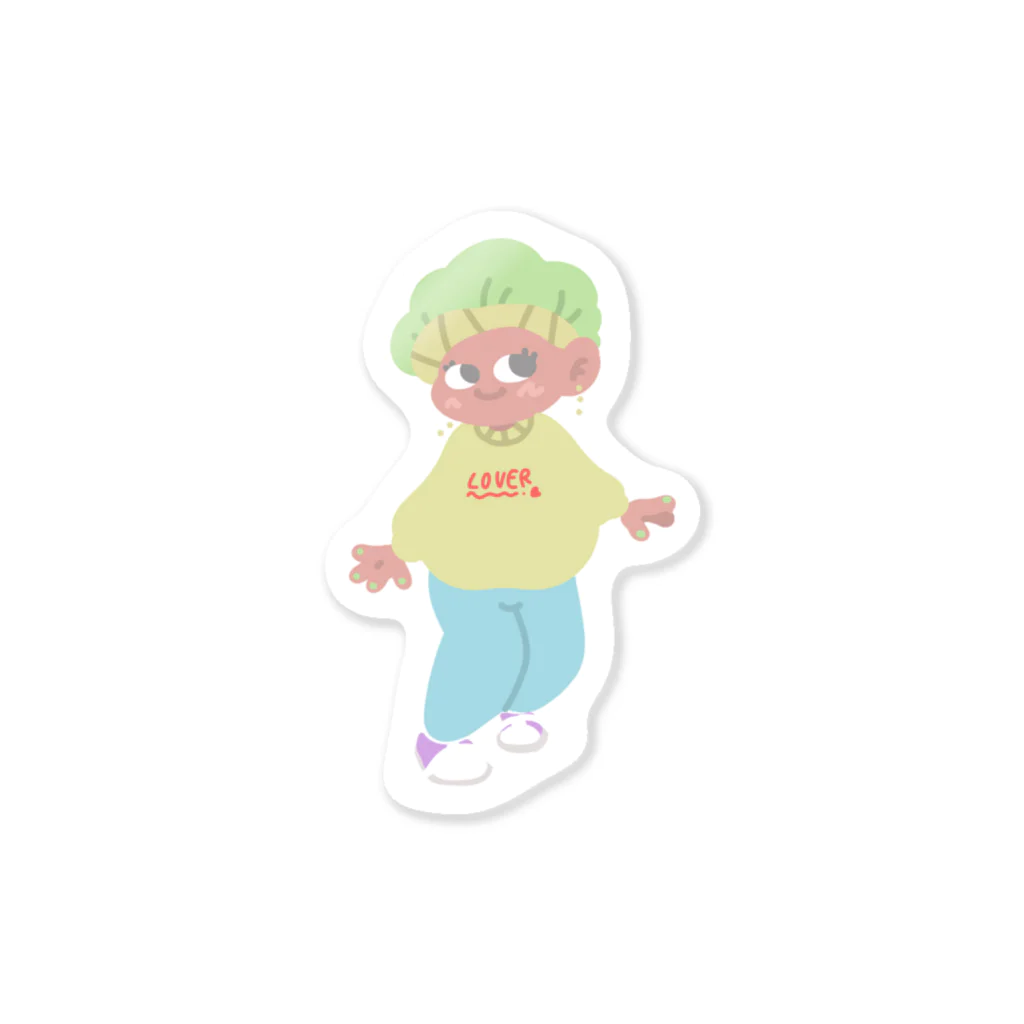 🍿ポップコーン🍿のお店のパステルガール/pastelgirl Sticker