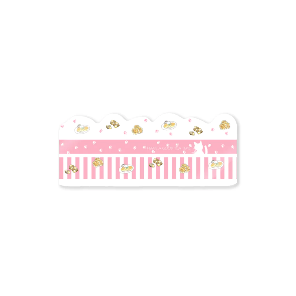 yoshiikanのティータイム(ピンク) Sticker