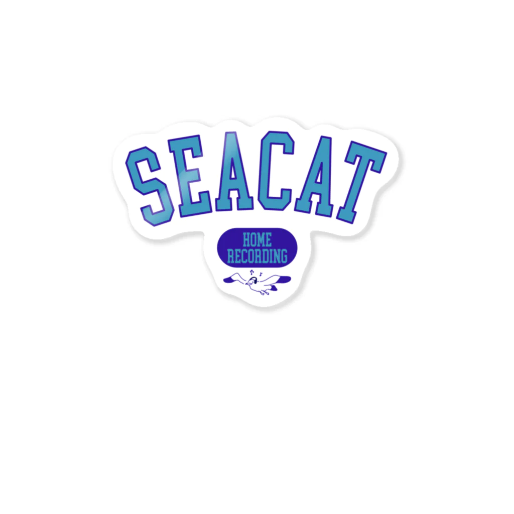 Sea Cat GoodsのSea Cat Music Vol.2 College ステッカー