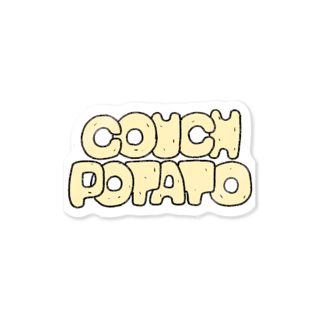 Mr.COUCH POTATO のcouch potato シリーズ ステッカー