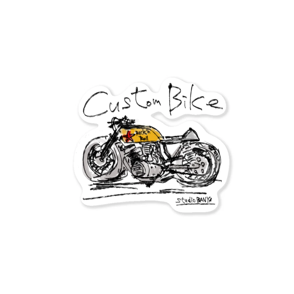 スタジオばんやのCustombike Sticker