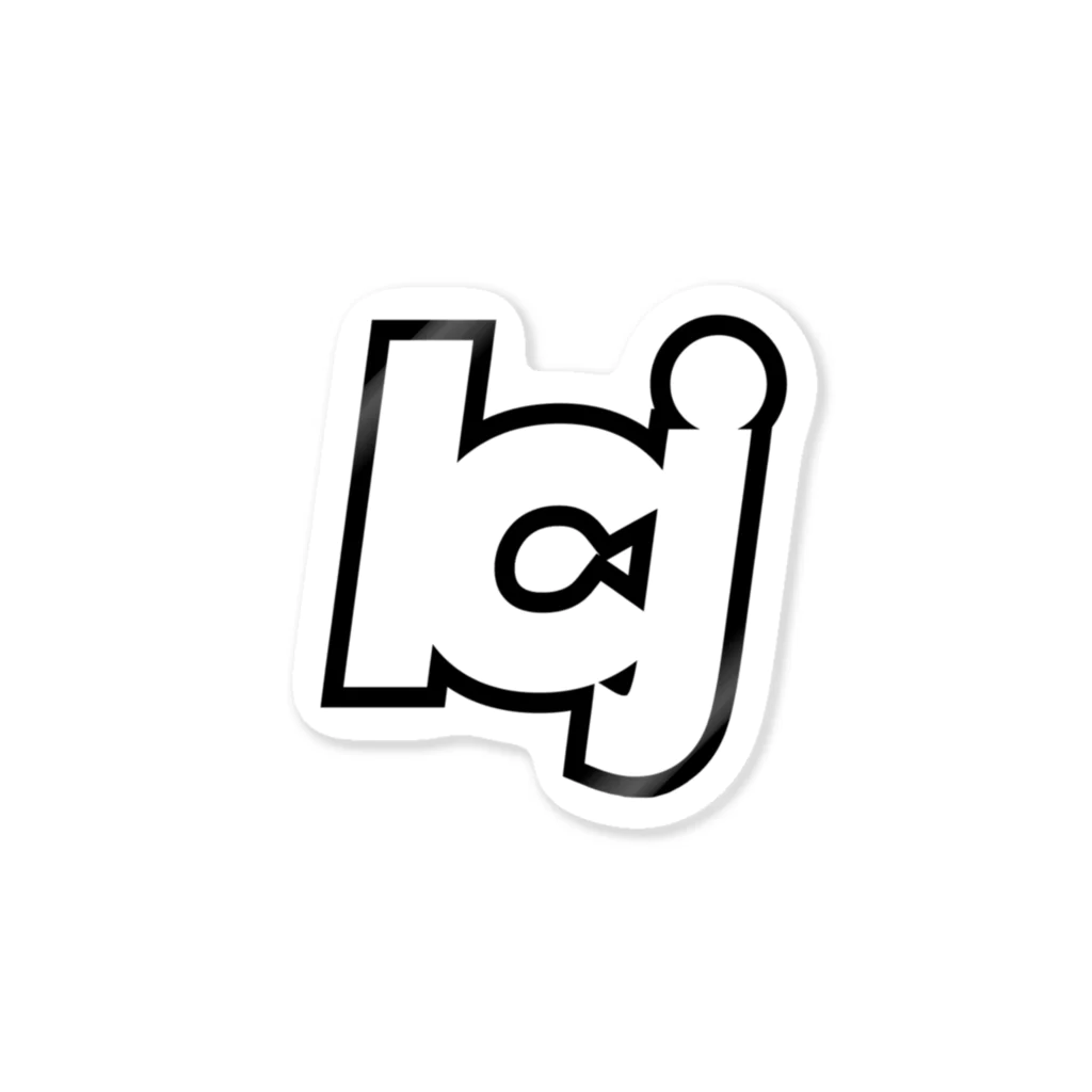 LOWCARJUNKIE ONLINE STORE #LOWCARJUNKIEの#LOWCARJUNKIE OG "lcj" Logo Sticker ステッカー