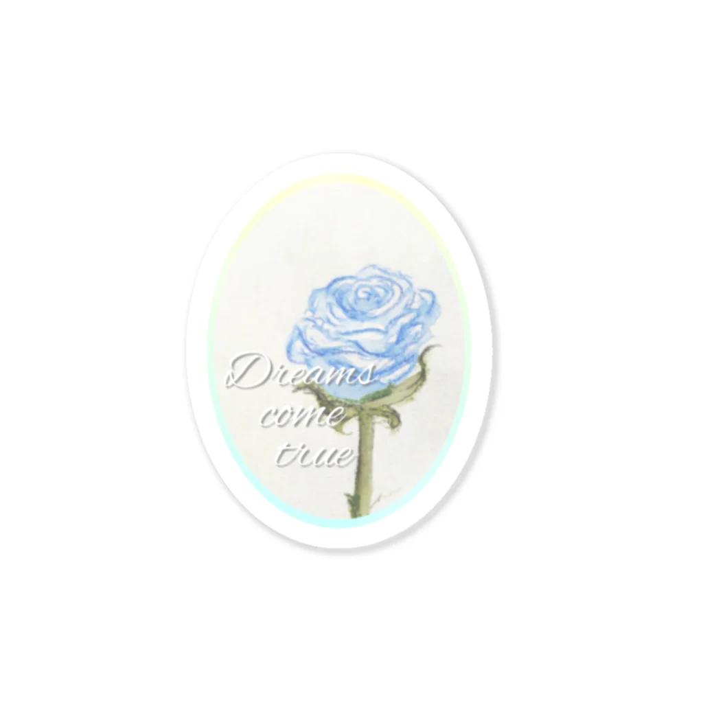 宮嶋麻衣の青い薔薇の花言葉は｢夢叶う｣ Sticker