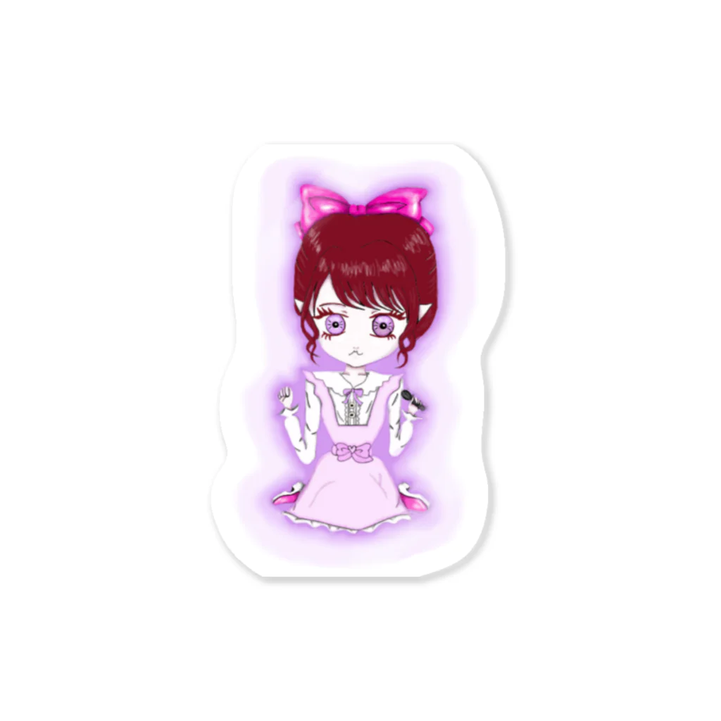 妖怪 水姫城-Yokai.Mizukijyo-ฅ^ơωơ^ฅ♡の🎀👻ネコちゃんฅ^ơωơ^ฅ♡ Sticker