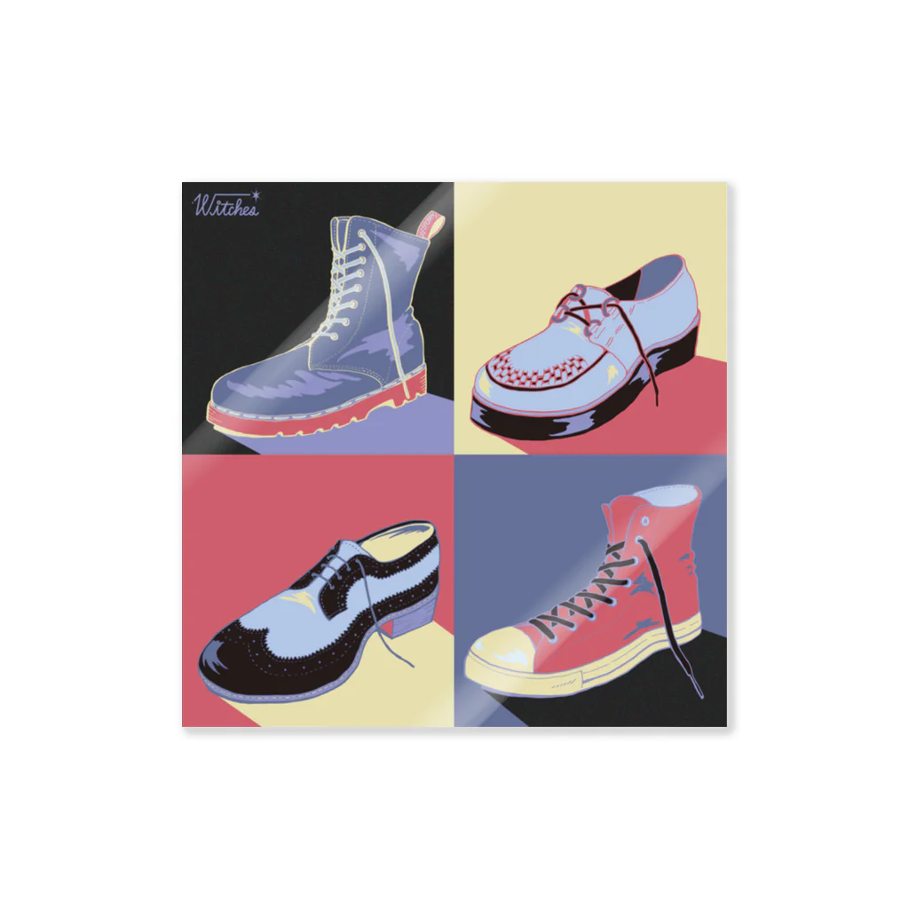 "Witches" IllustrationsのSHOES ステッカー