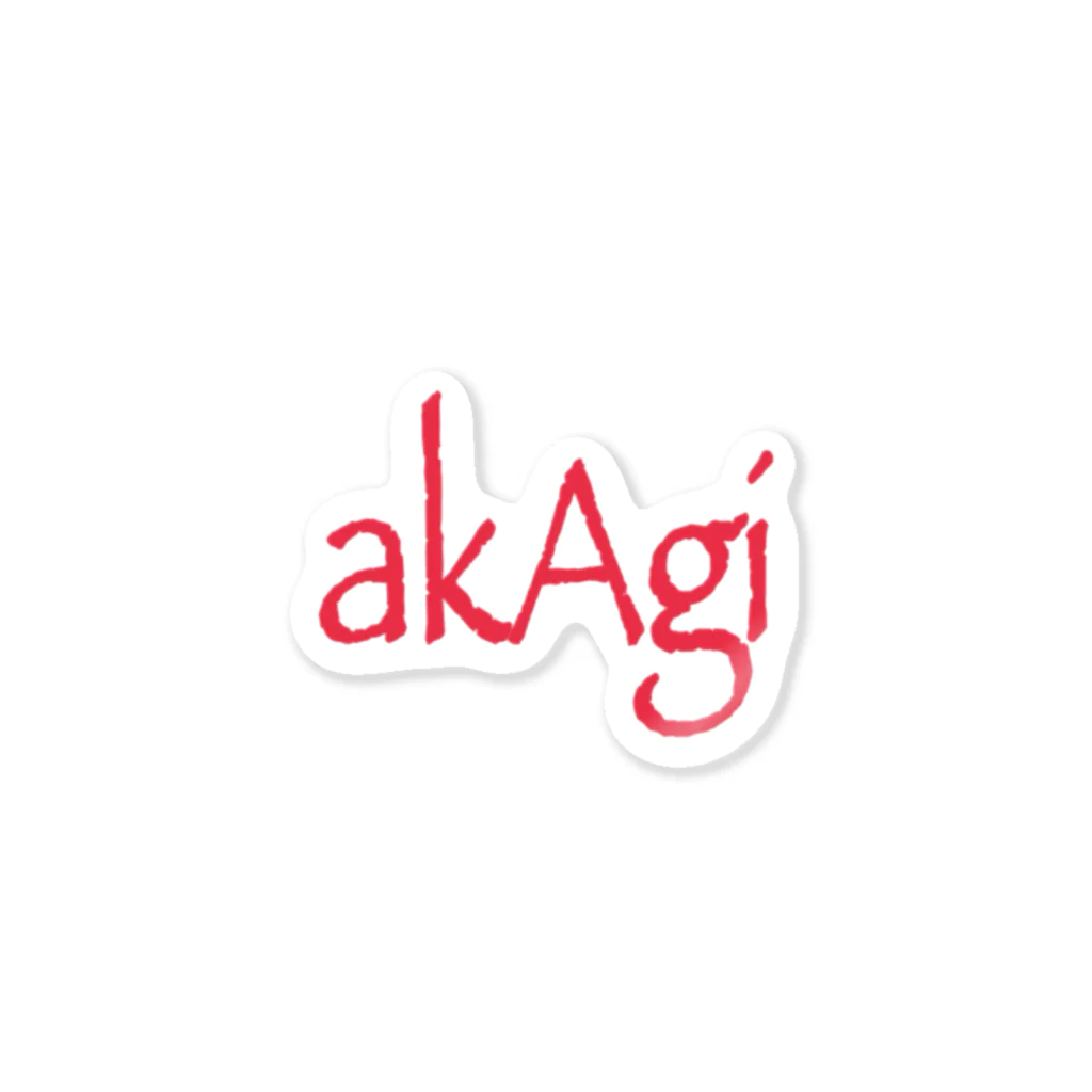 akAgi -あかぎ-のakAgi_A ステッカー