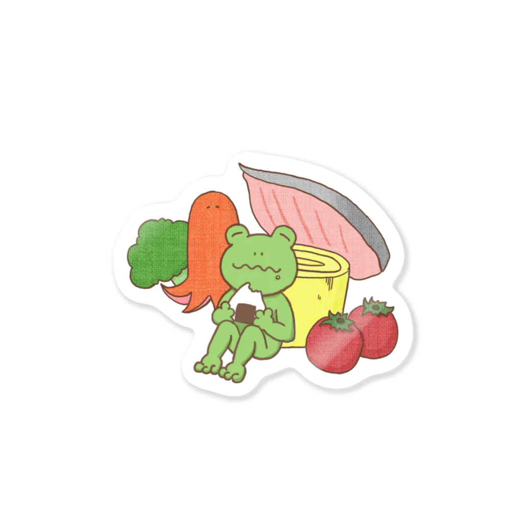 かえるもちのかえるピクニック Sticker