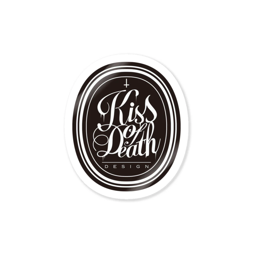 kissofdeath_clothingのKOD_LOGO ステッカー