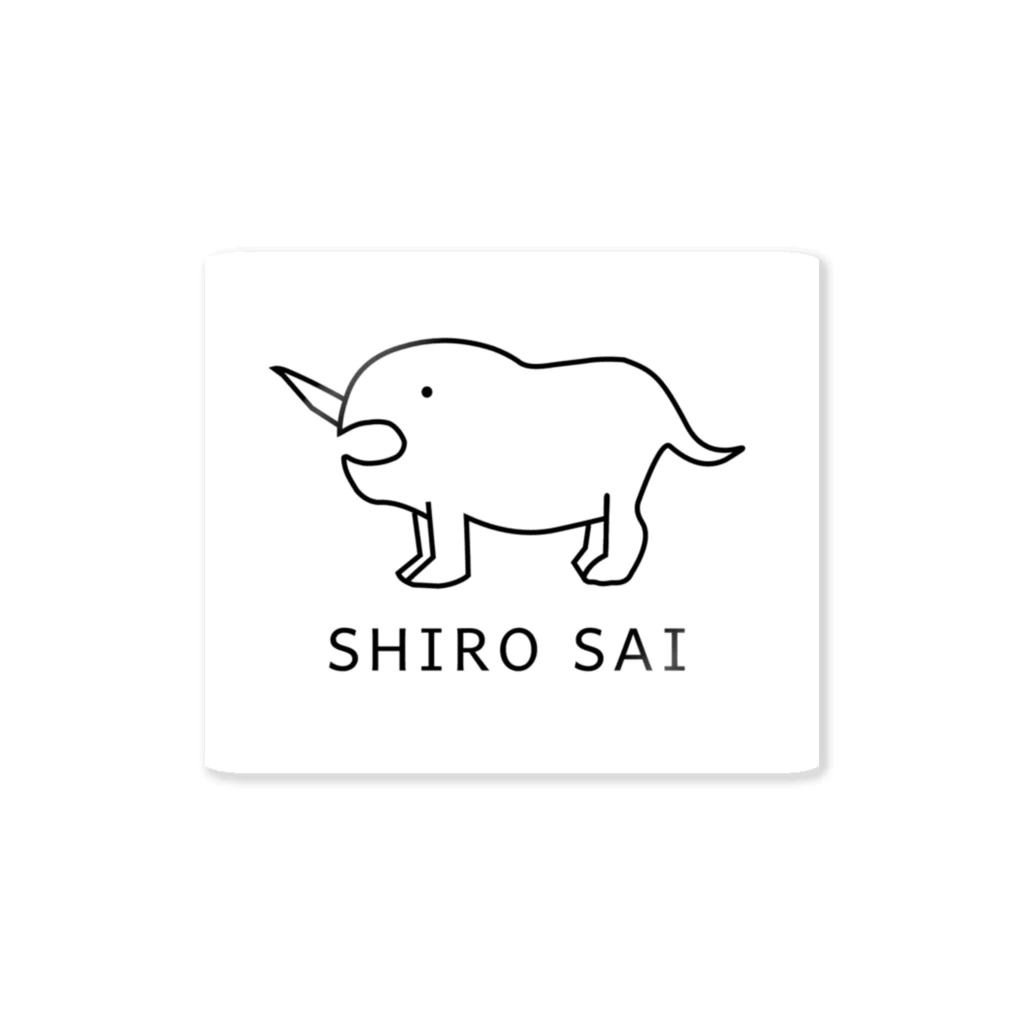 Official AccountのSHIRO SAI ステッカー