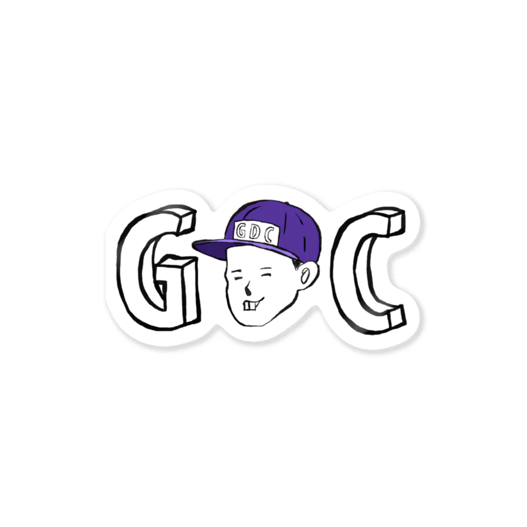 酒呑み組合株式会社のGDCロゴ紫 스티커