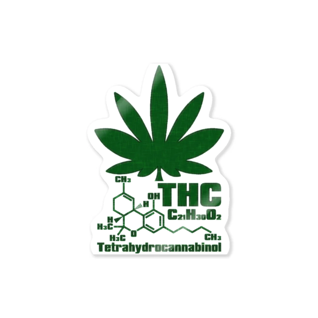 AURA_HYSTERICAのTHC ステッカー