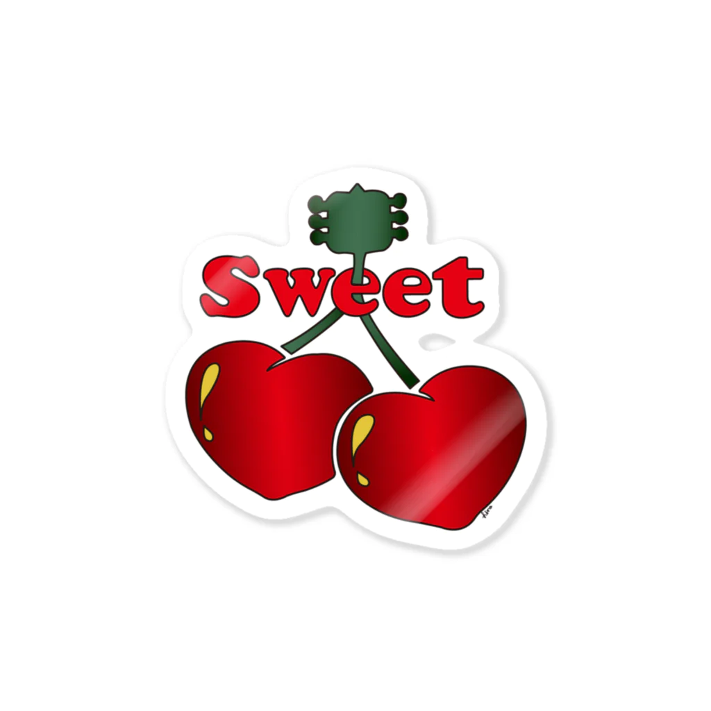 SWEET AS CHERRY PiEのSweet Cherry ステッカー