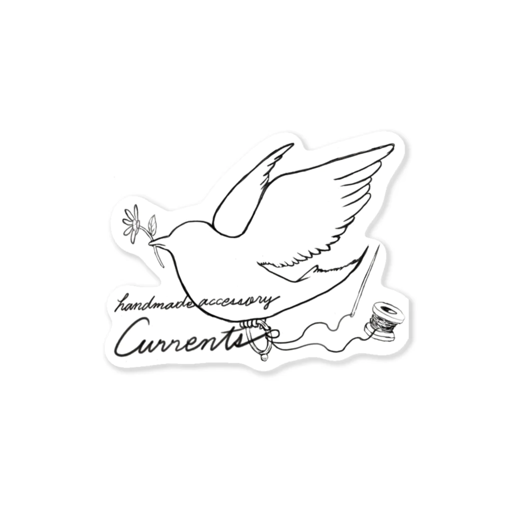 CurrentsのCurrents ロゴ Sticker