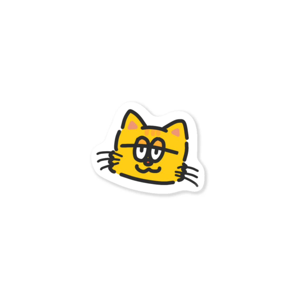 にんじんのけだるいねこ Sticker