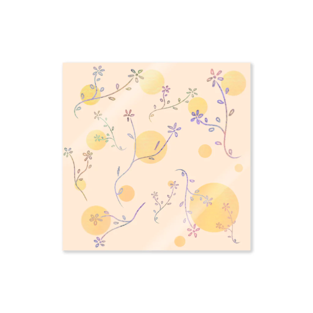 Lily bird（リリーバード）のパステル草花 Sticker