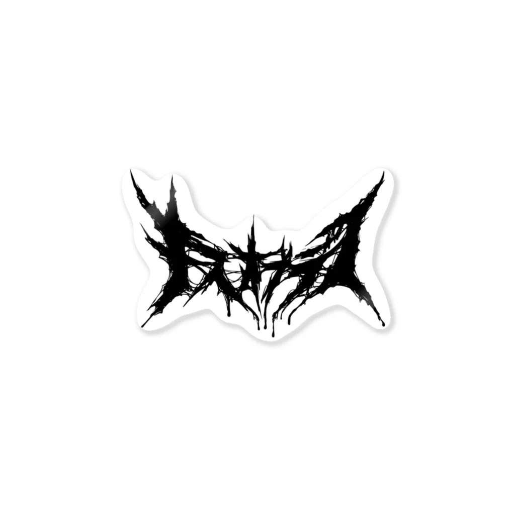 kissofdeath_clothingのDEATH CORE LOGO ステッカー