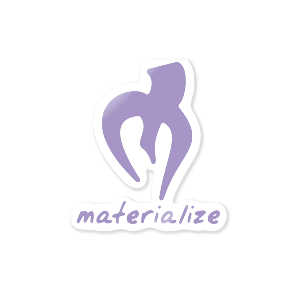 materialize.jpのステッカー materialize ステッカー