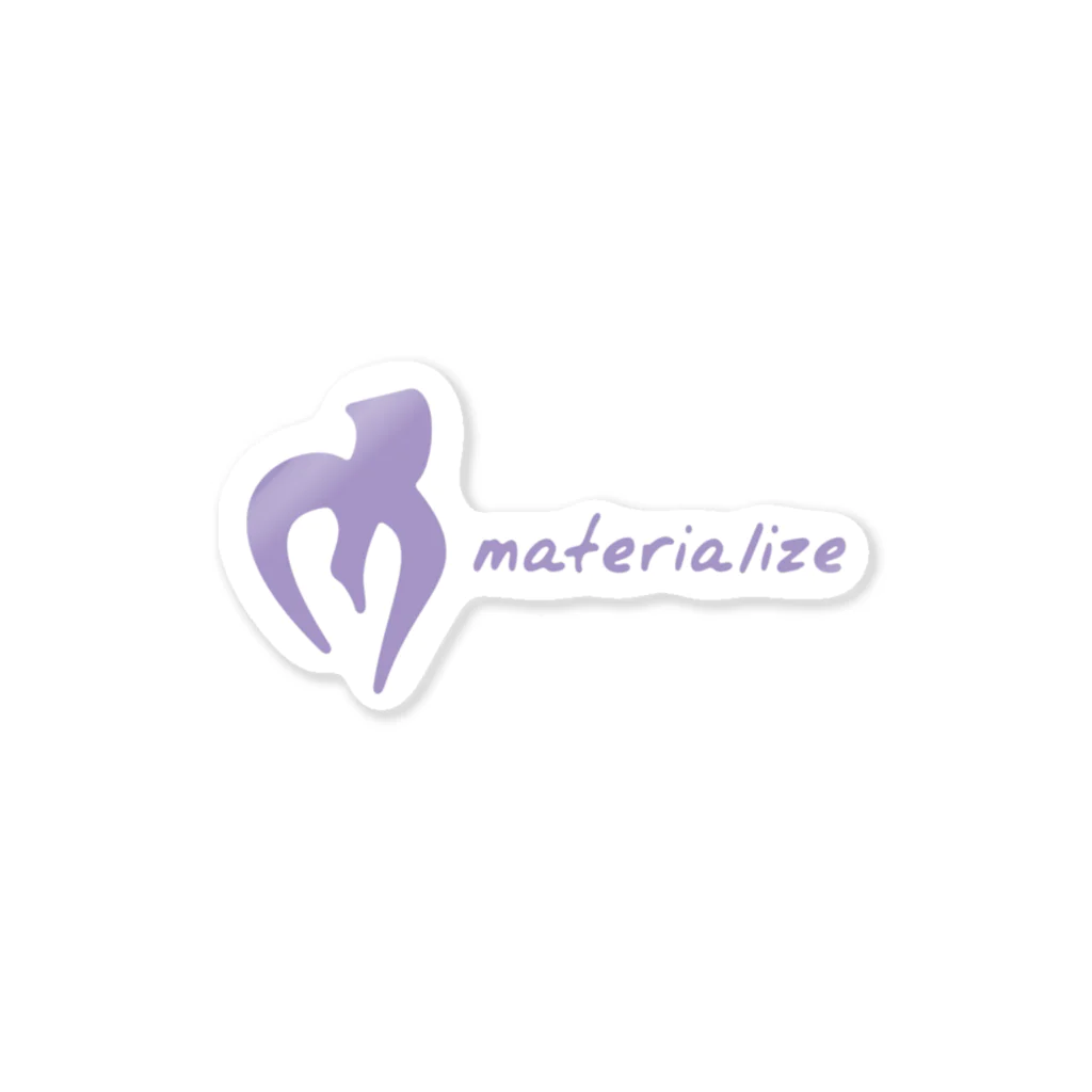 materialize.jpのステッカー materialize ステッカー