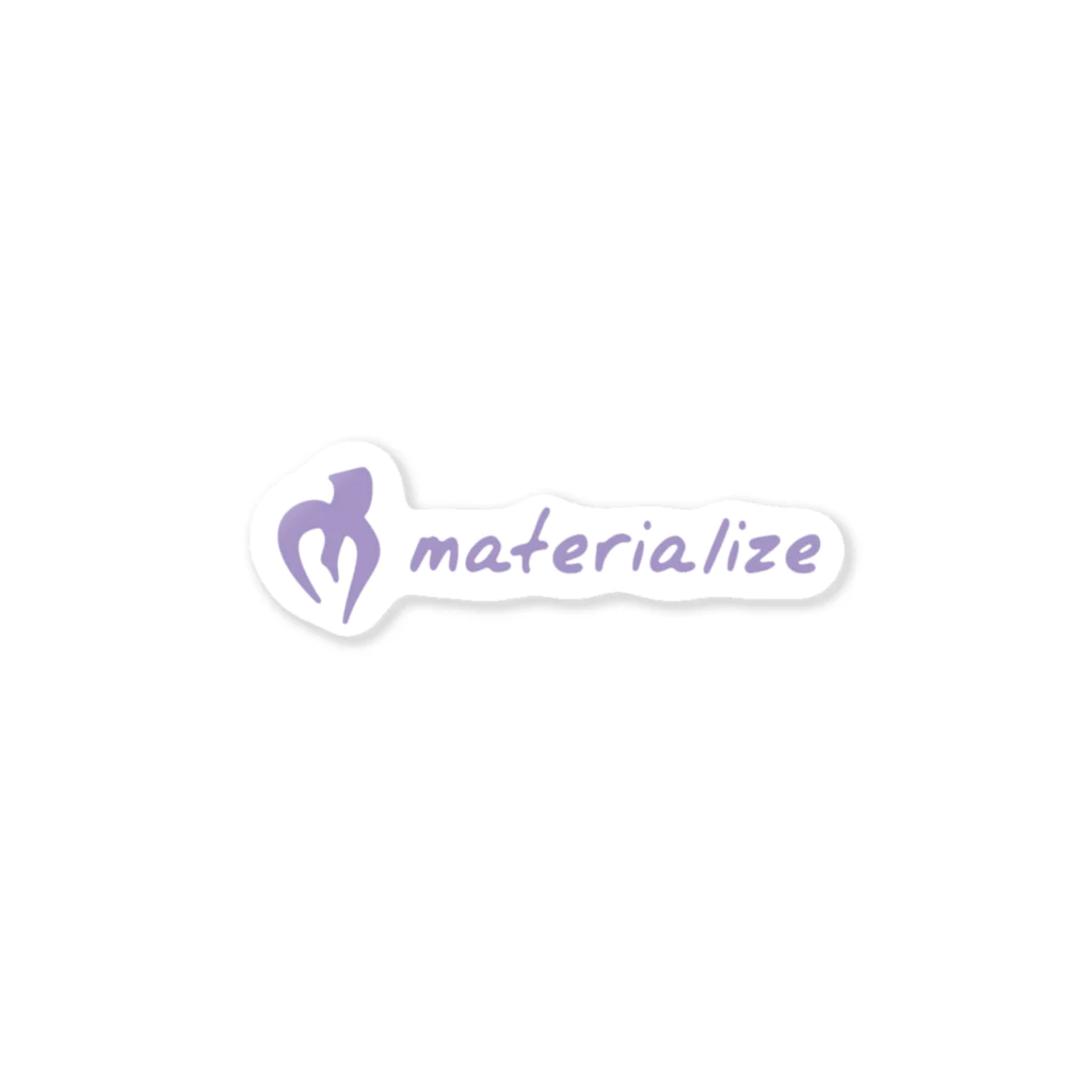 materialize.jpのステッカー materialize ステッカー