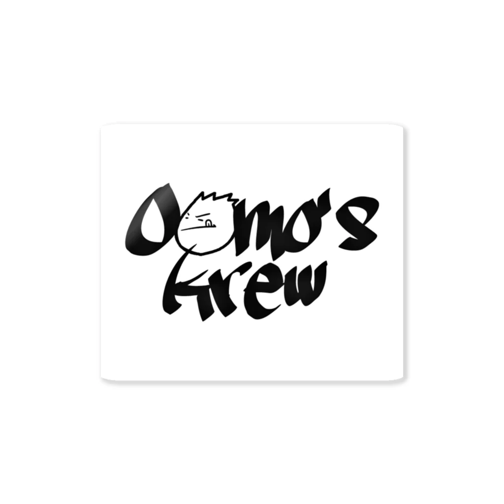 おもやすまさのOMO's krew  ステッカー