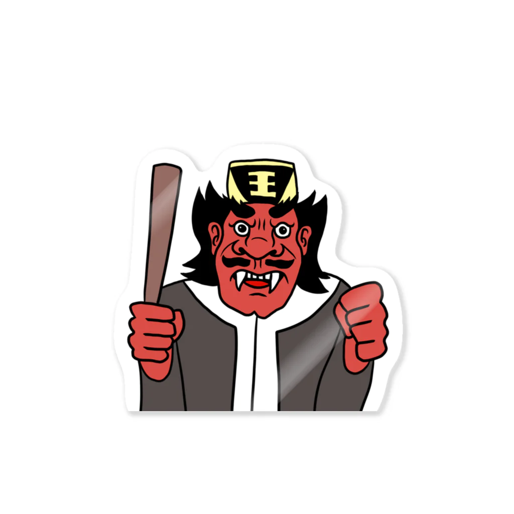 ホビヲノエのお店のかわいい閻魔様 Sticker