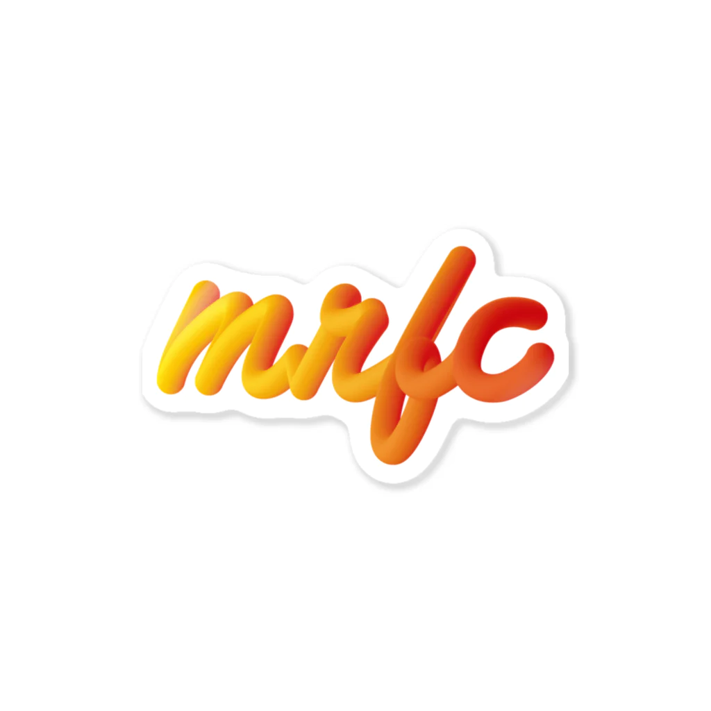 MRFC OFFICIAL GOODSのMRFC POP TUBE LOGO Sticker