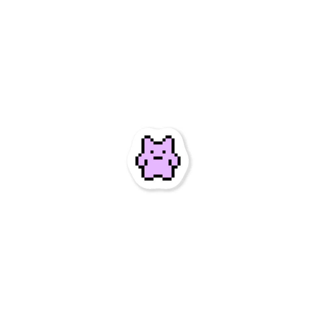 ドット　モンスターのドット絵モンスター　ぎゃろろ Sticker