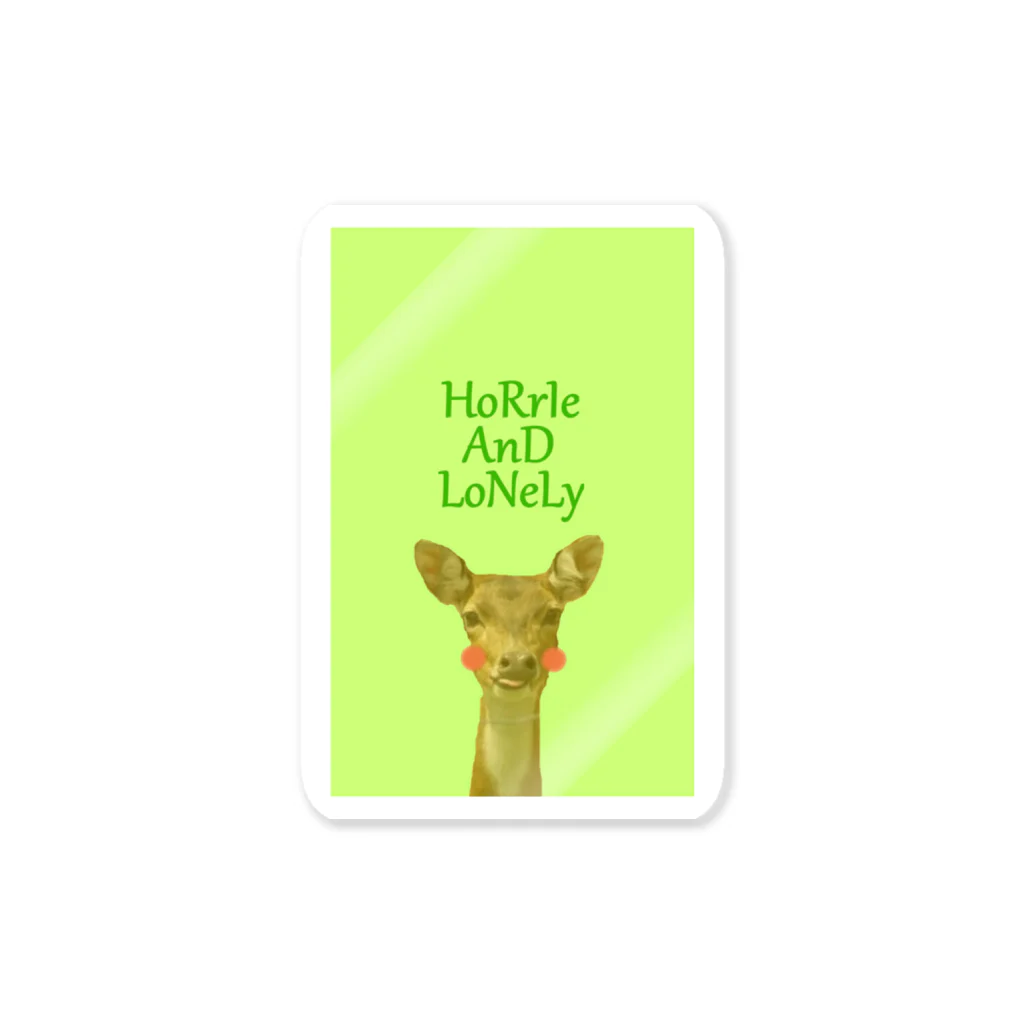 MY LONELY SPACEのCutie Deer (シカ) Sticker