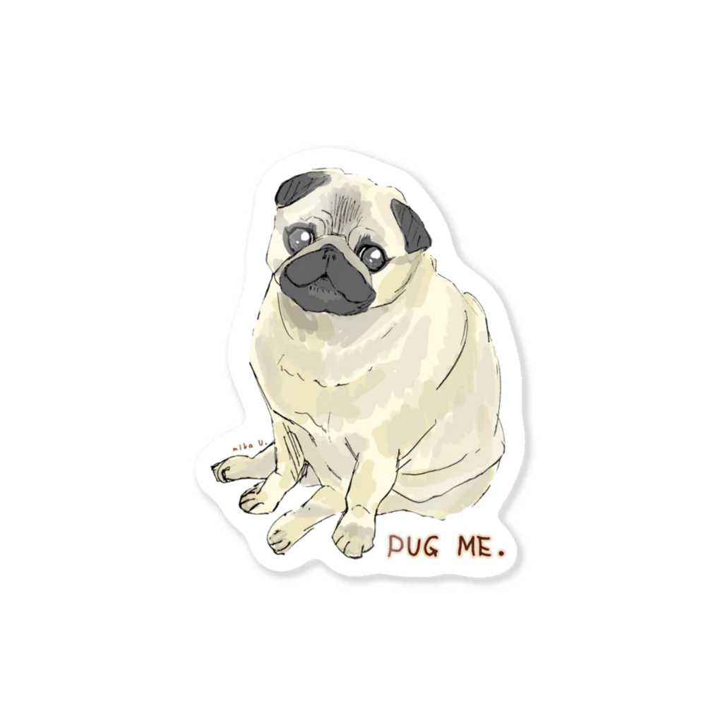 みかちんのパグ ME🌸 Sticker